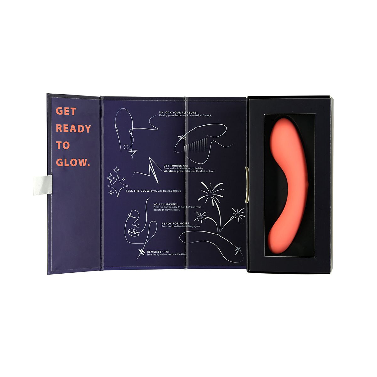 Swan - The Mini Swan Wand Glow In The Dark Orange