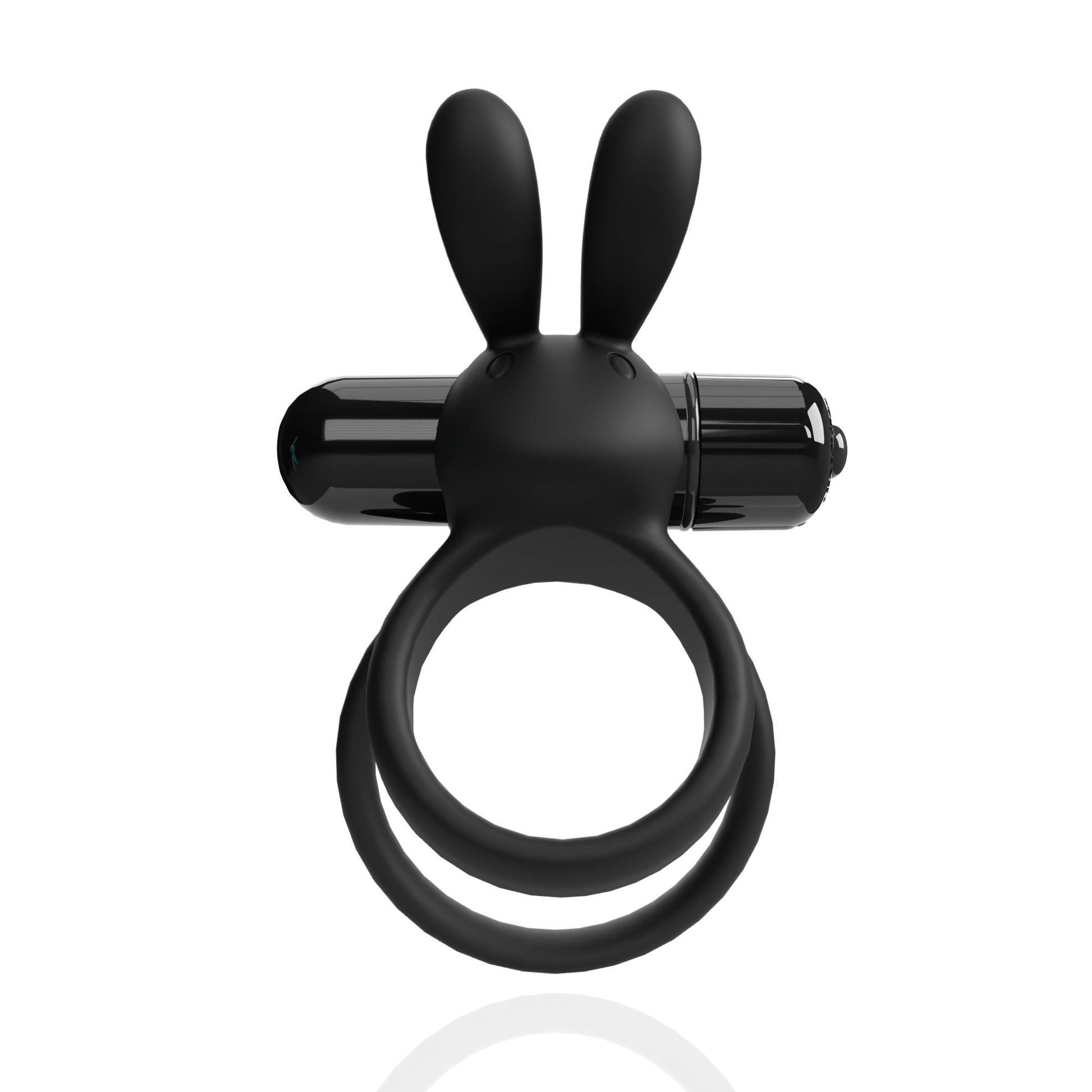 O'Hare XL Rabbit Cock Ring | Screaming O Black