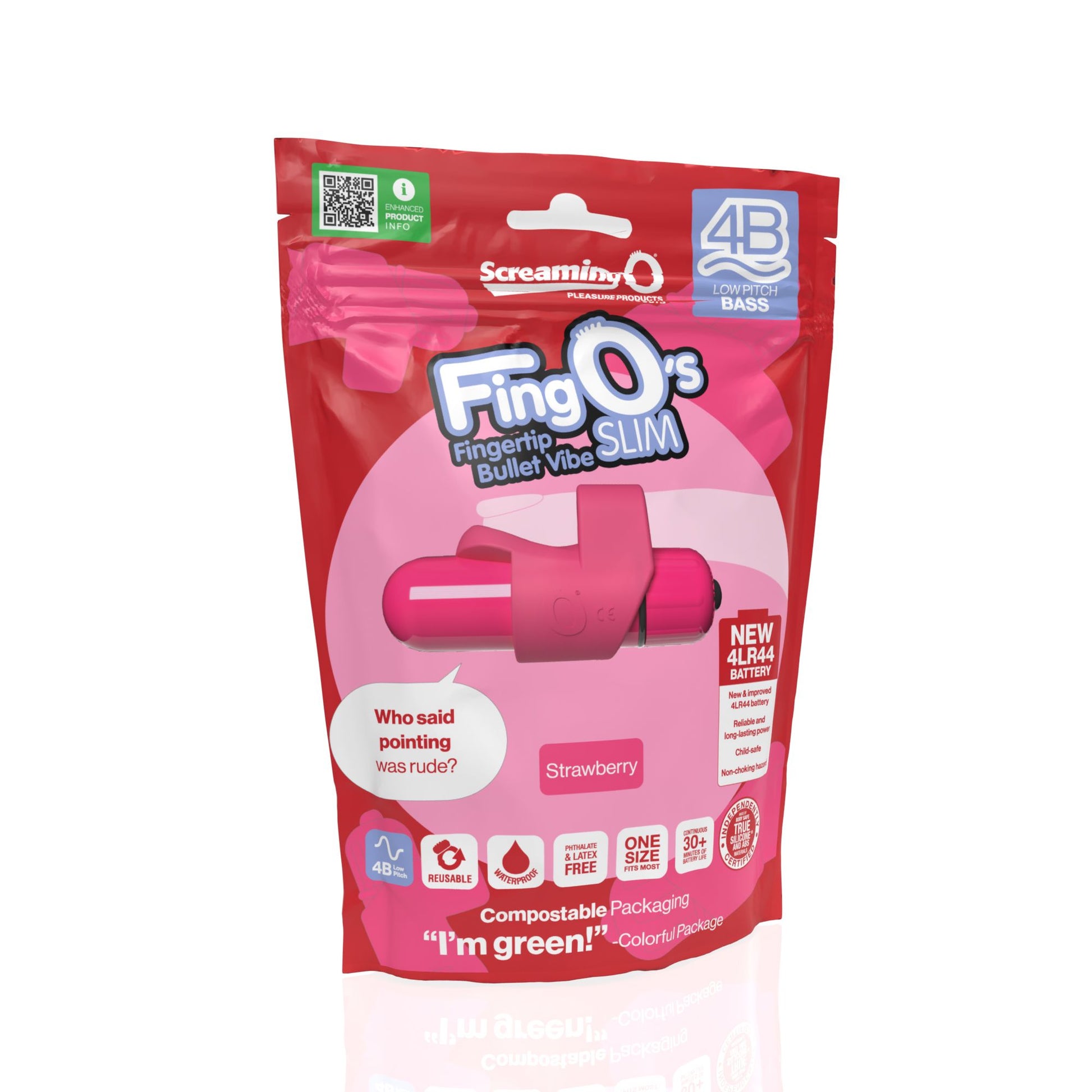 The Screaming O - 4B FingO SlimStrawberry