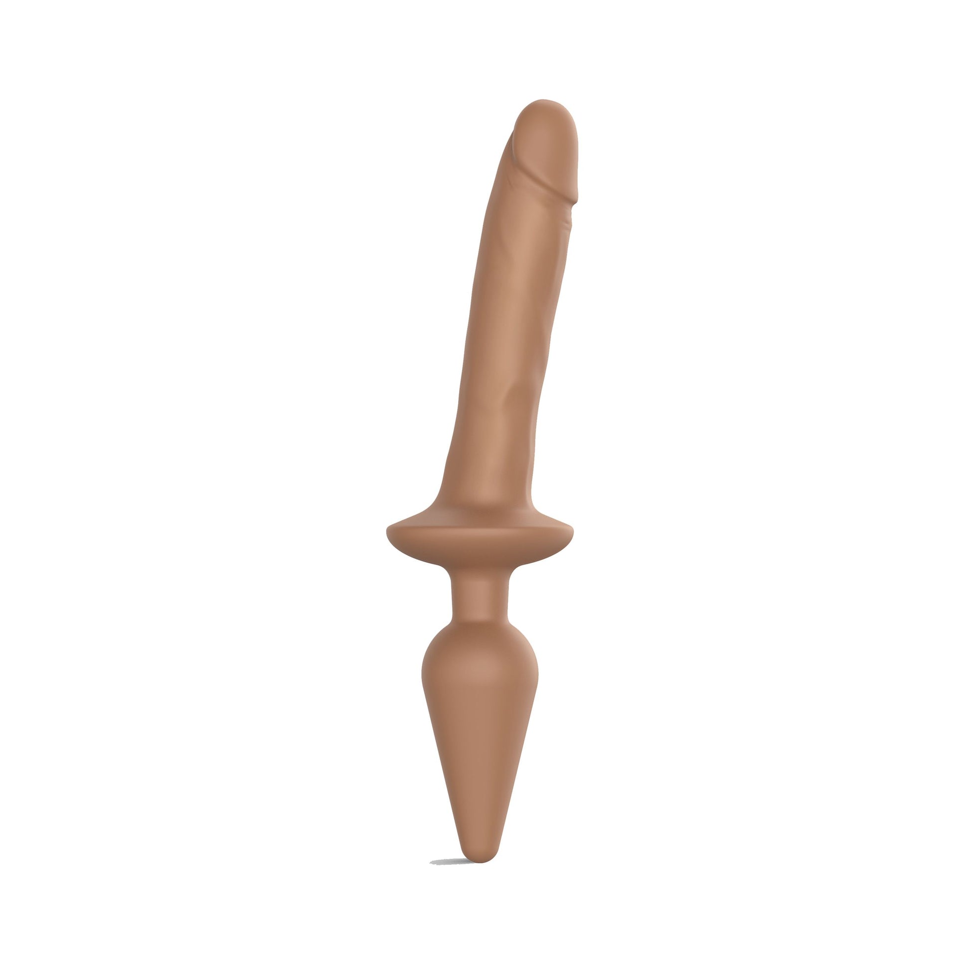 Strap-On-Me - Switch  Plug-in Realistic Dildo Caramel L
