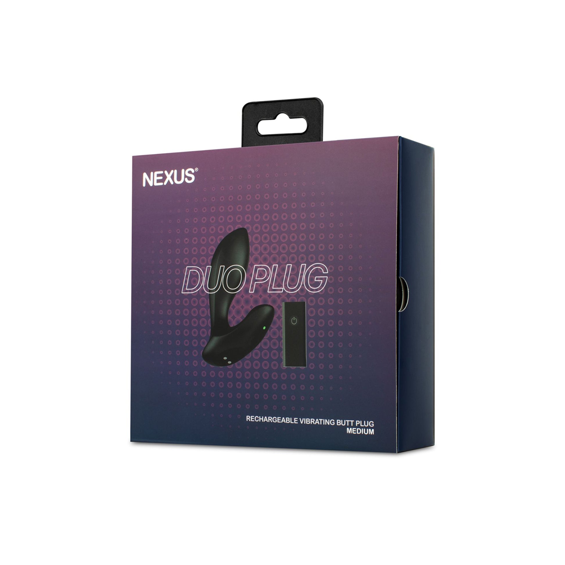 Nexus - Duo Remote Control Beginner Butt Plug Medium - Black