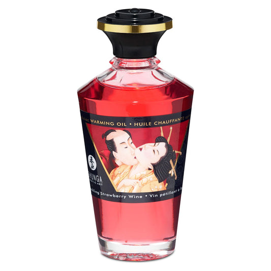 Shunga - Aphrodisiac Warming Oil Sparkling Strawberry Wine
