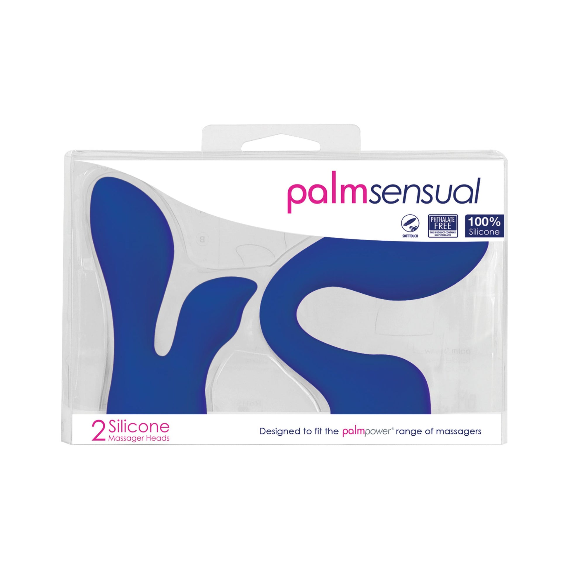 PalmPower - PalmSensual Wand Massager Attachments - Blue