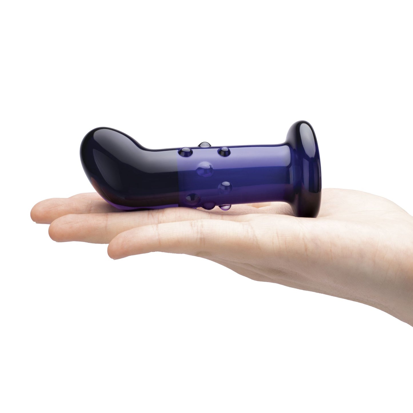 Glas - Rechargeable Remote Controlled Vibrating Dotted  G-Sp