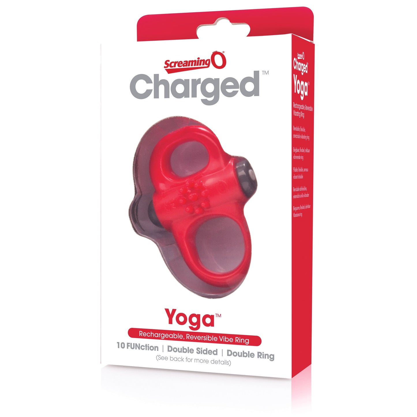 The Screaming O - Charged Yoga Vibe Ring Red