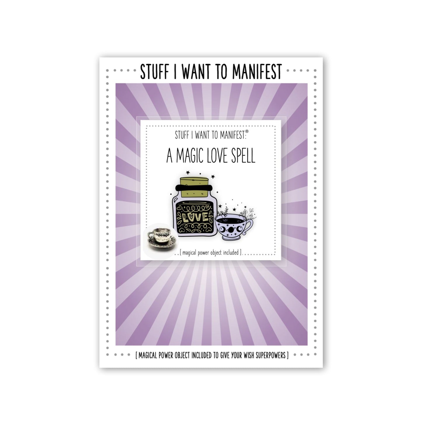 WARM HUMAN – Manifest Greeting Card – Love Spell