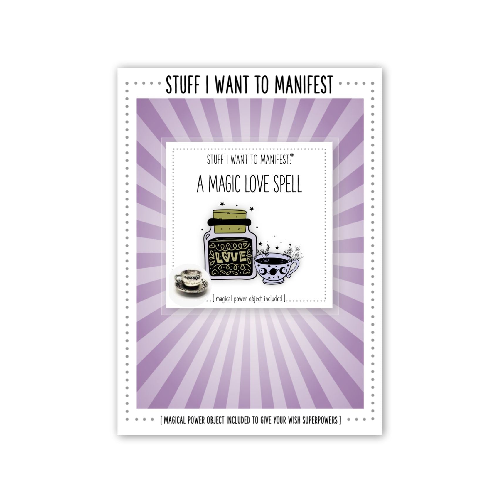 WARM HUMAN – Manifest Greeting Card – Love Spell