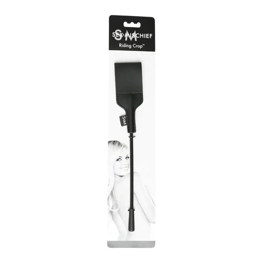 SPORTSHEETS – SEX & MISCHIEF Riding Crop – Black 31 cm