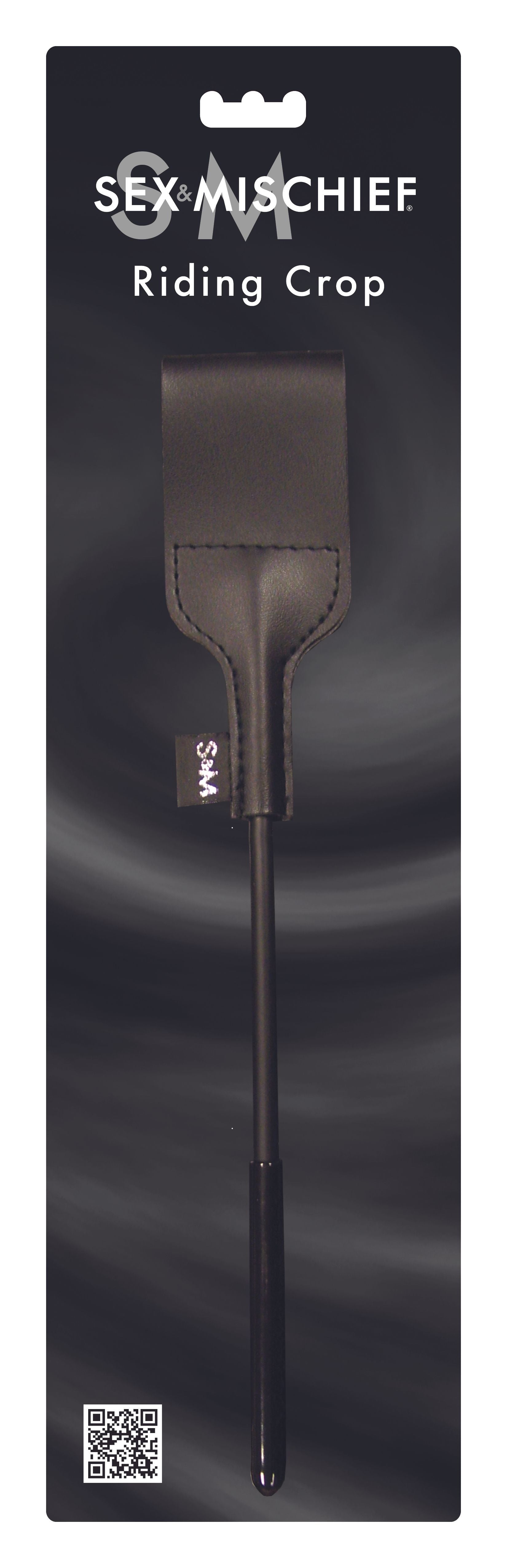 SPORTSHEETS – SEX & MISCHIEF Riding Crop – Black 31 cm