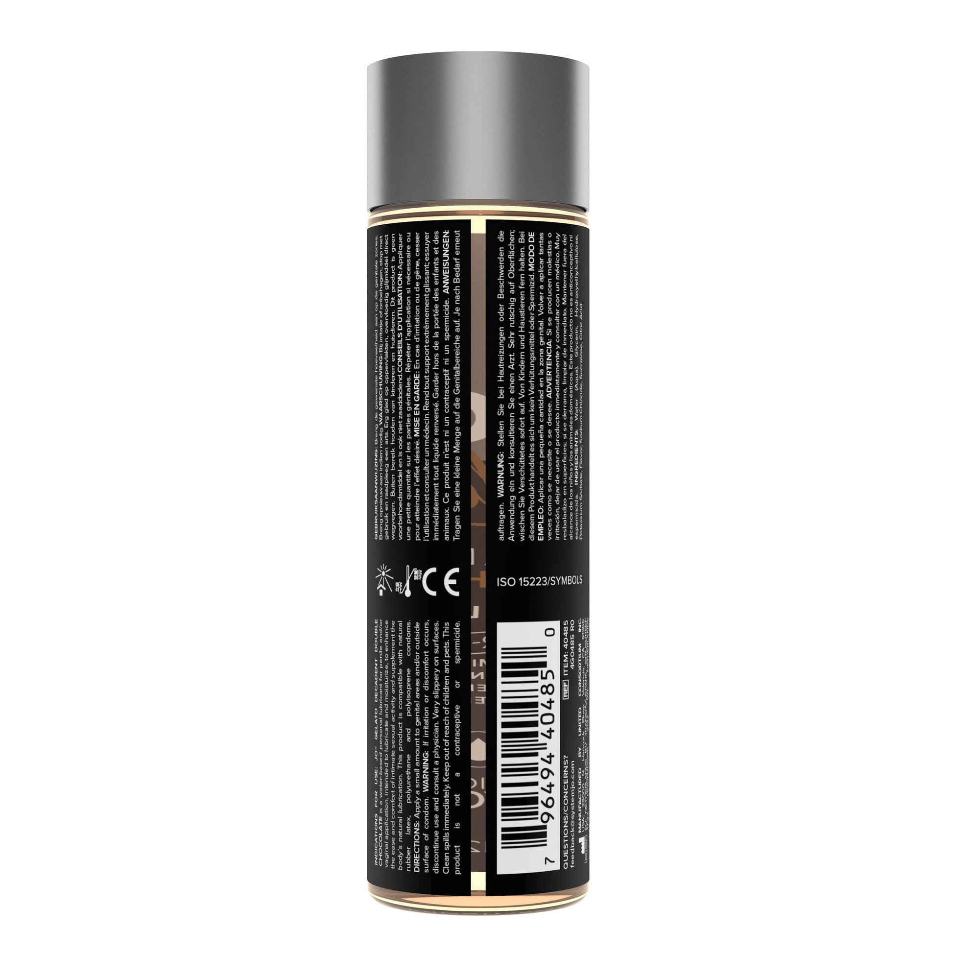 System JO - Gelato Decadente Double Chocolate Water-Based Lubricant - 120 m