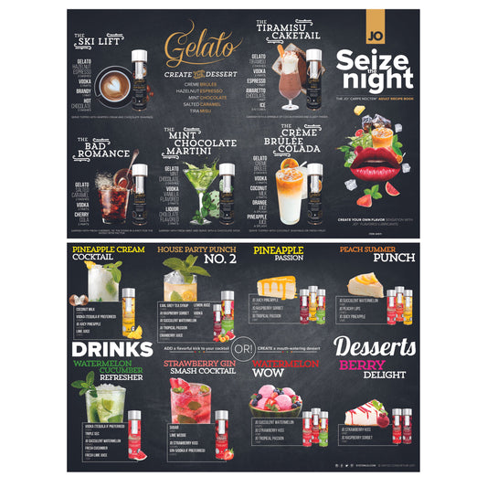 System JO – Cocktail Menu – Brochure