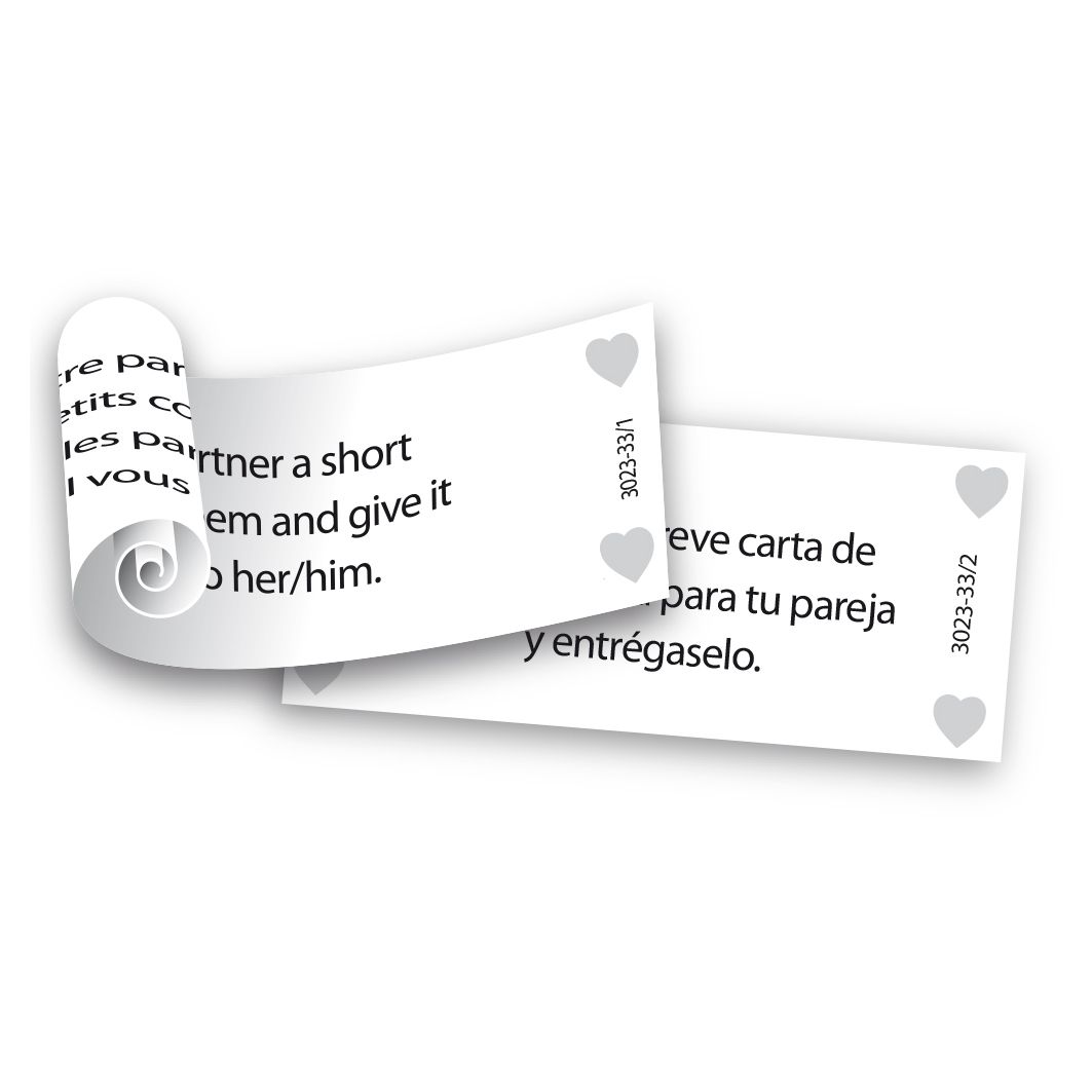 Romantic Heart - Romantic Challenge Game for Couples - EN/ES