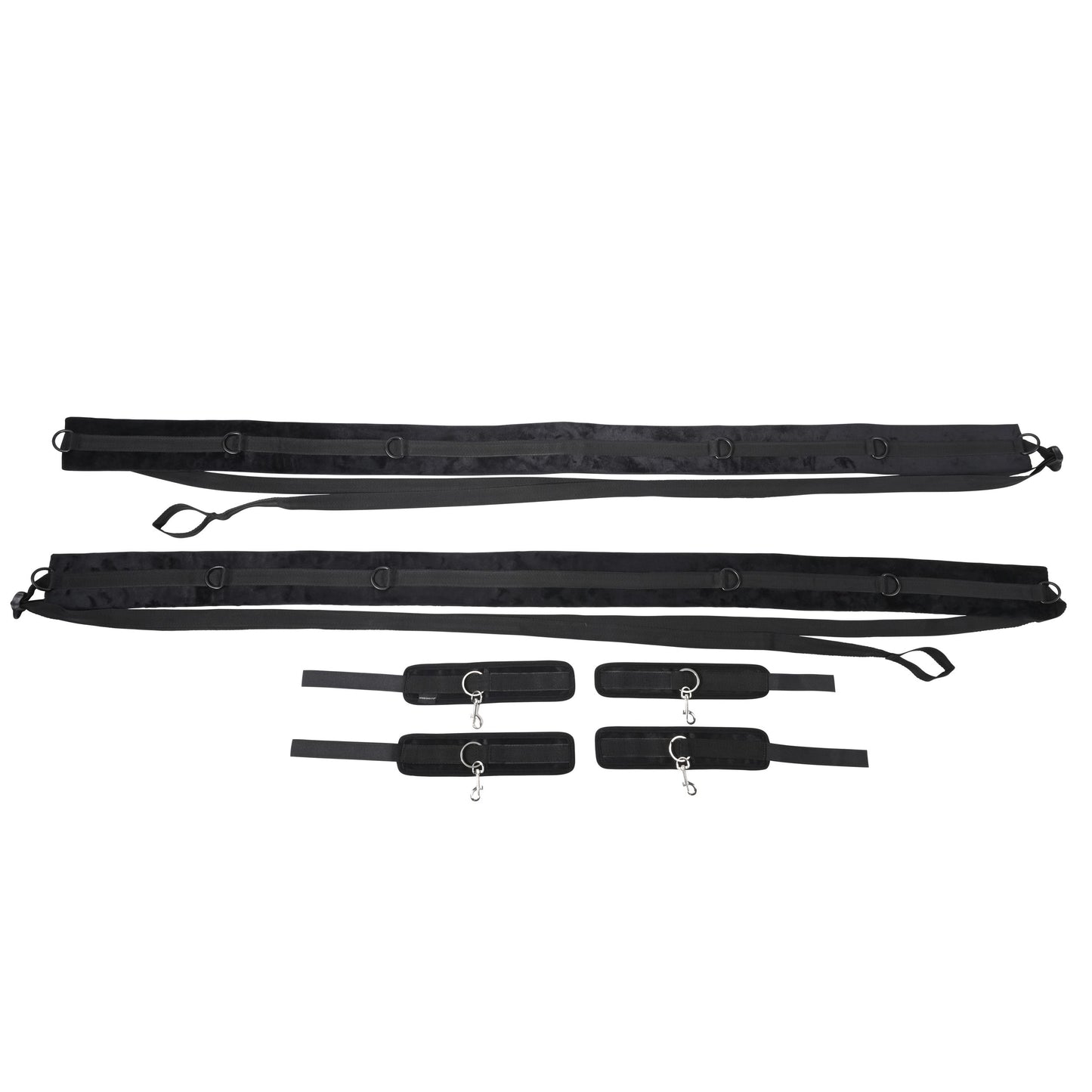 SPORTSHEETS – No Matter Where Bondage Restraint System – Black