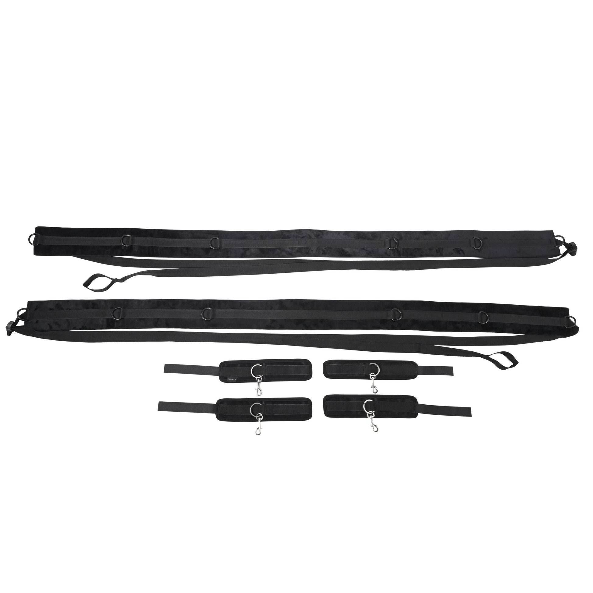 SPORTSHEETS – No Matter Where Bondage Restraint System – Black