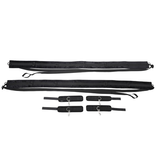 SPORTSHEETS – No Matter Where Bondage Restraint System – Black