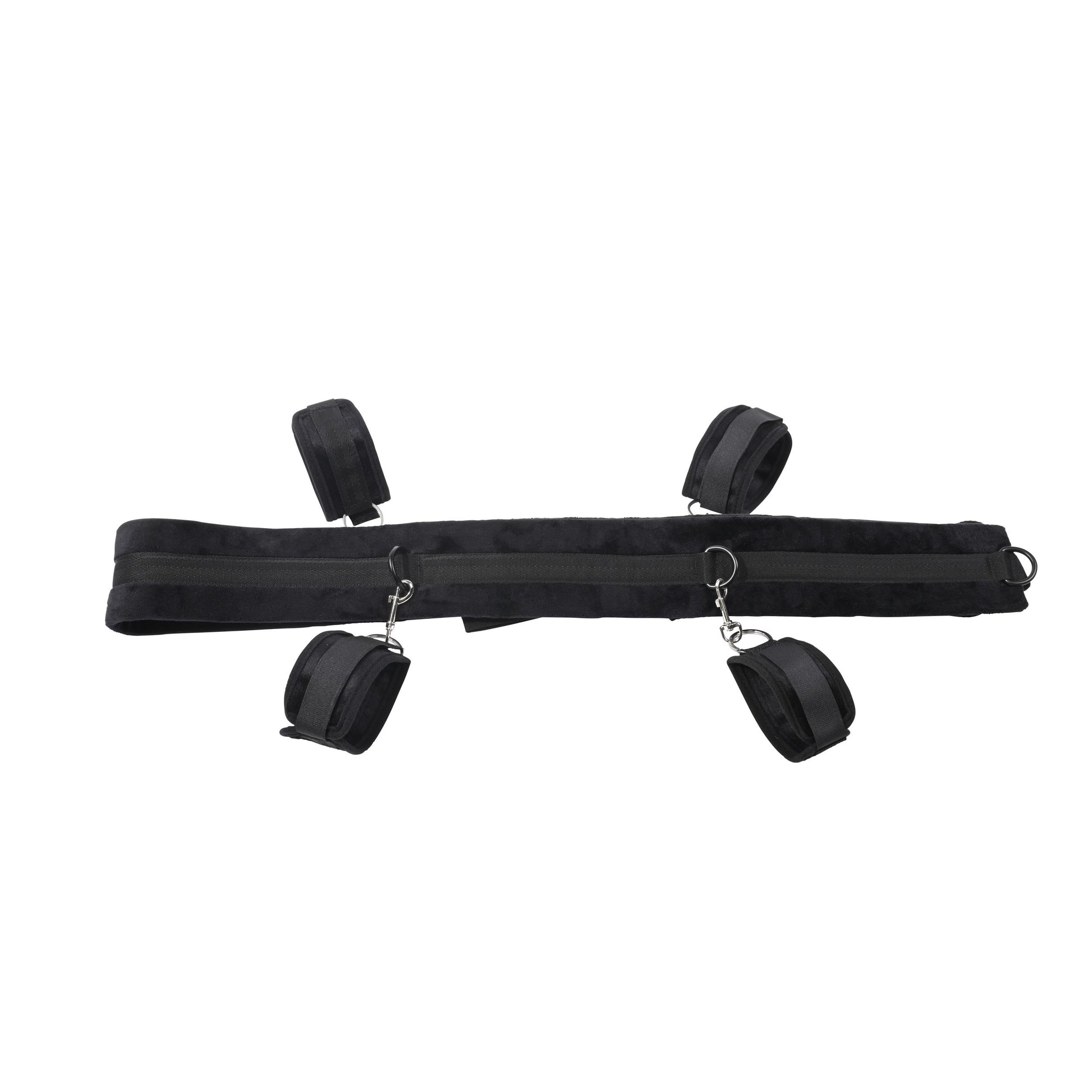 SPORTSHEETS – No Matter Where Bondage Restraint System – Black
