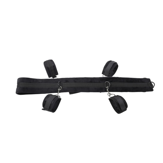 SPORTSHEETS – No Matter Where Bondage Restraint System – Black