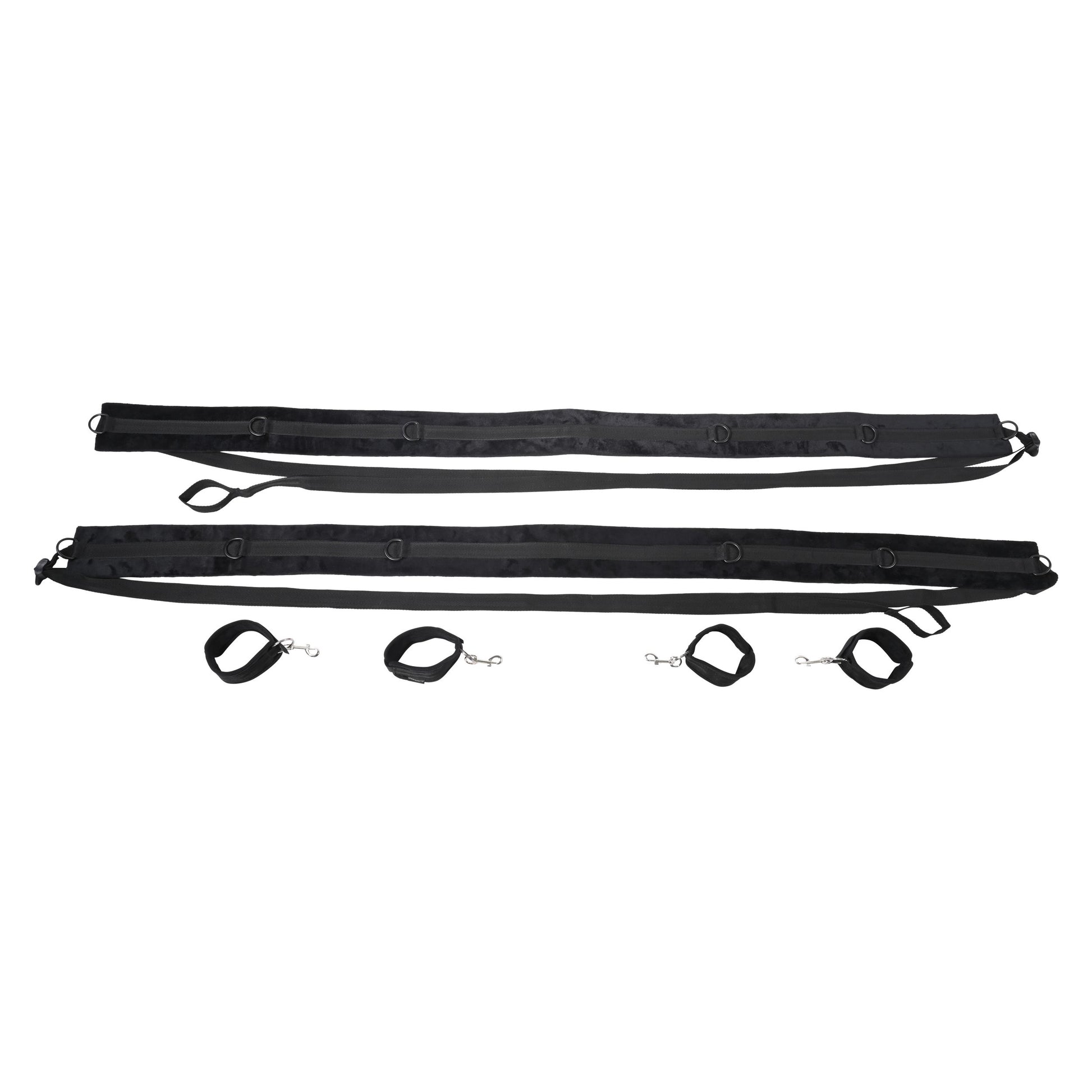 SPORTSHEETS – No Matter Where Bondage Restraint System – Black