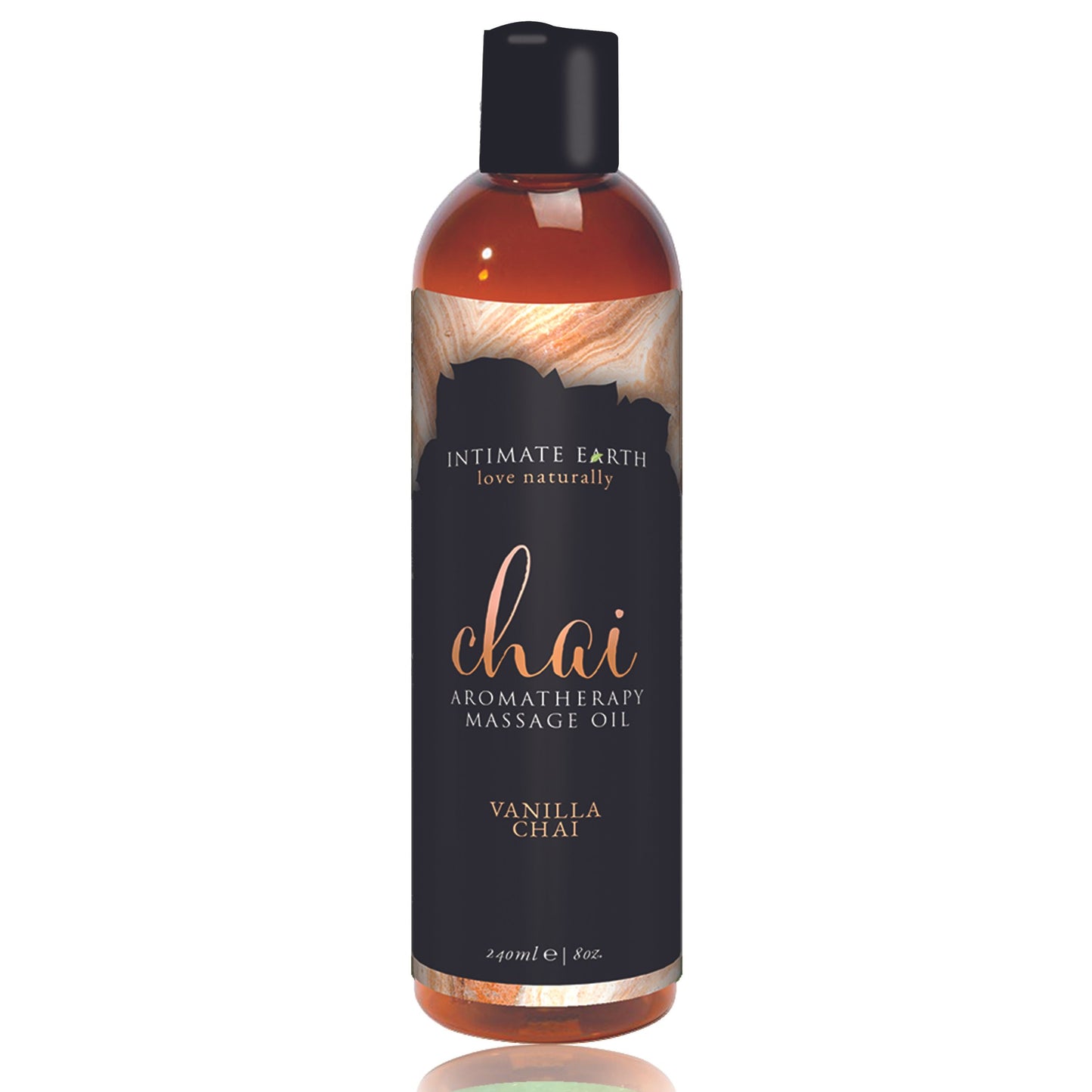 Intimate Earth Massage Oil Chai 120 ml massage oil bottle