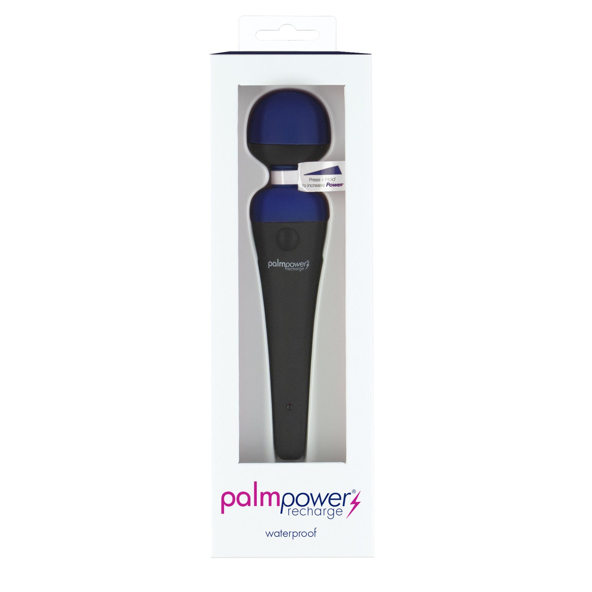 Palm Power – Personal Massager Wand Vibrator - Blue