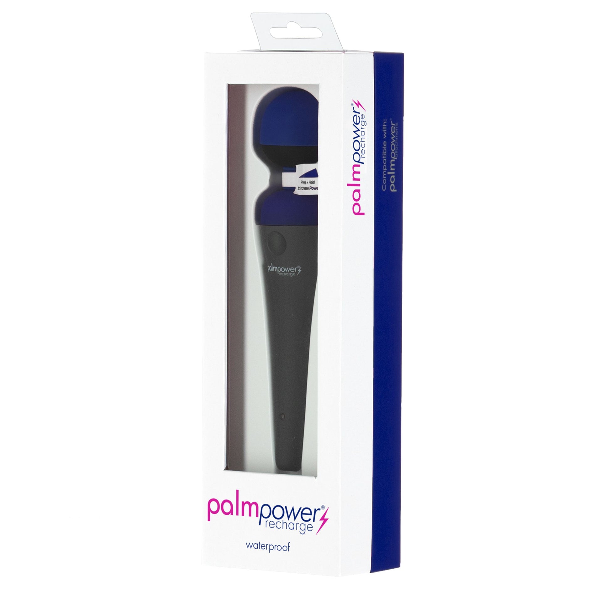 Palm Power – Personal Massager Wand Vibrator - Blue