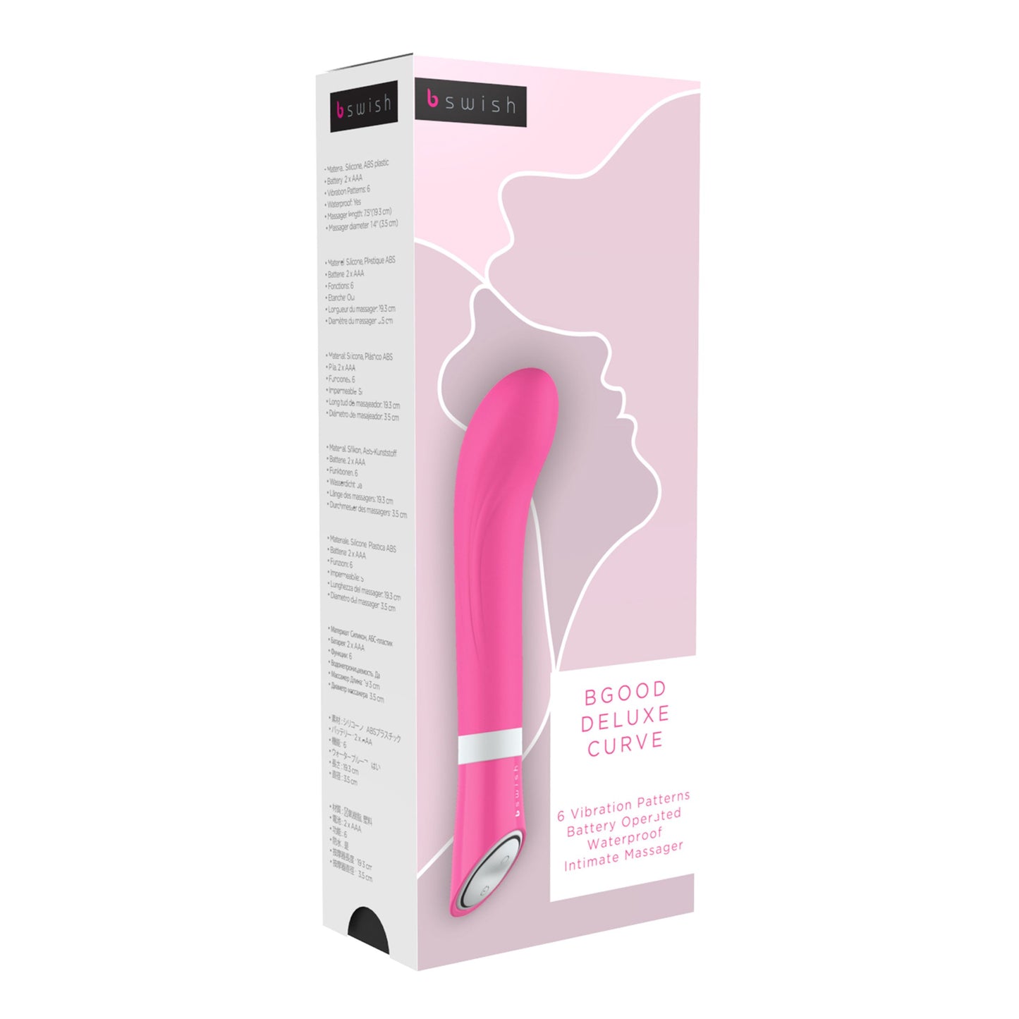 B Swish – BGOOD DELUXE CURVE G-Spot Vibrator – Pink