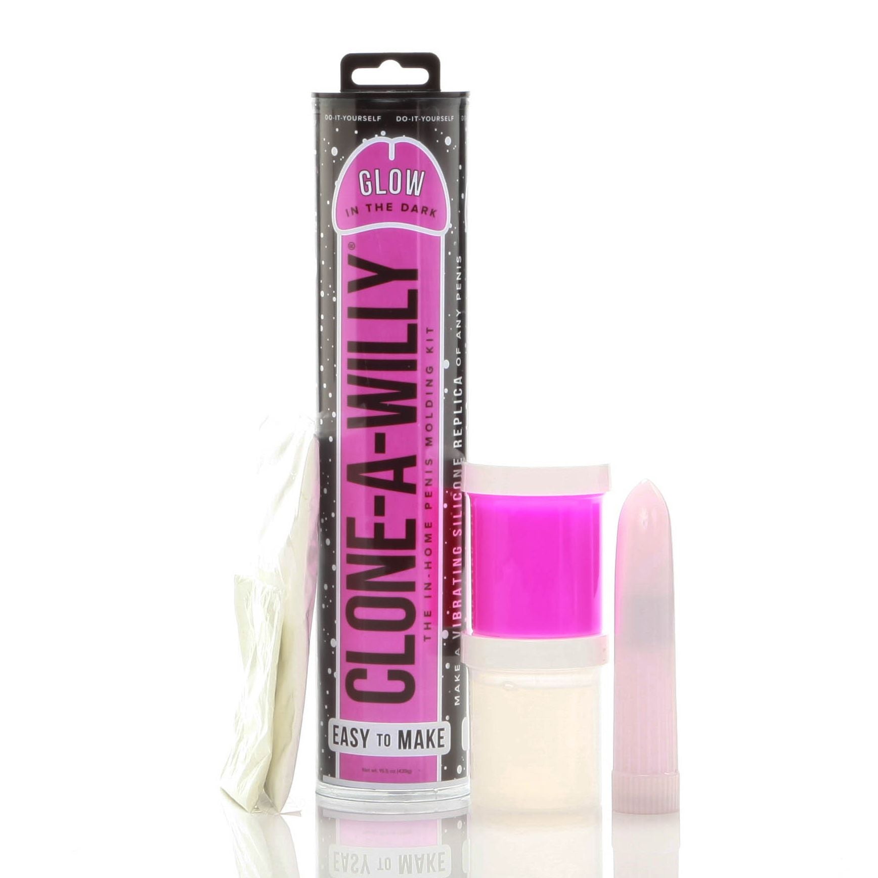 Clone-A-Willy - Kit Glow-in-the-Dark - Hot Pink