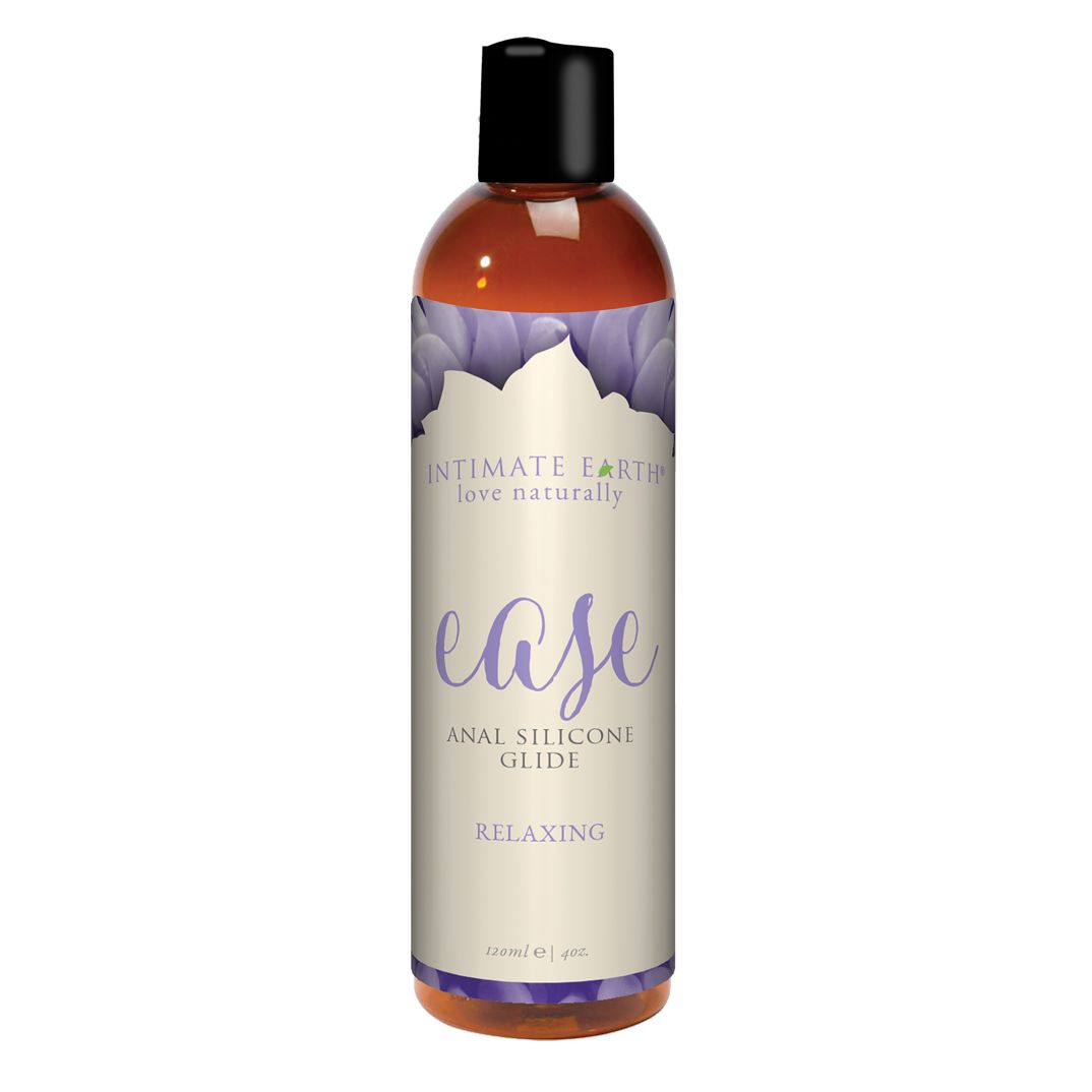 Intimate Earth Ease Relaxing Anal Silicone Glide 120 ml lubricant bottle