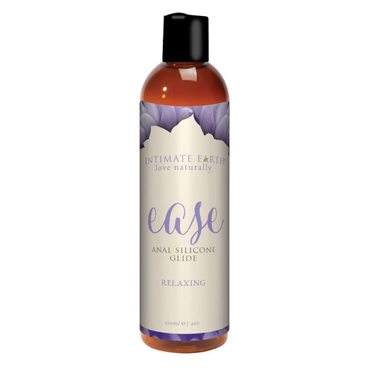 Intimate Earth Ease Relaxing Anal Silicone Glide 120 ml lubricant bottle