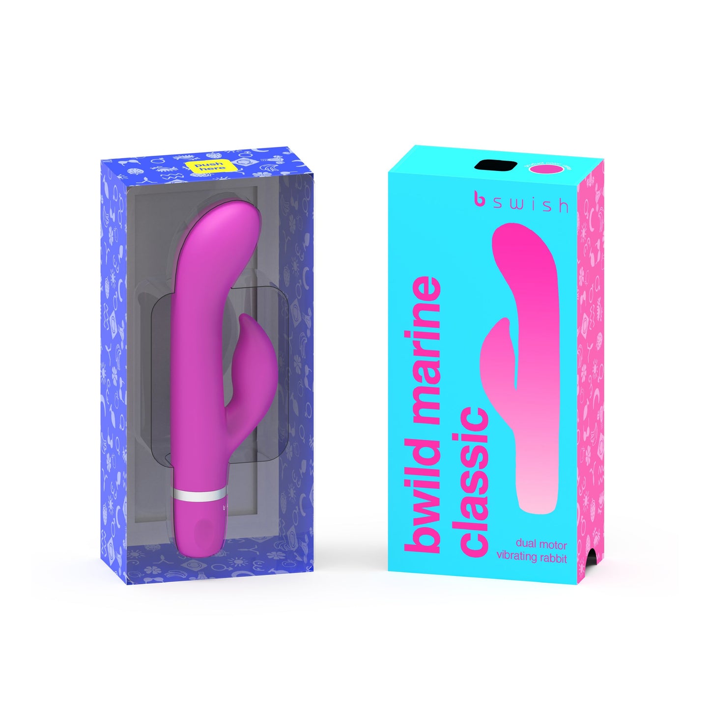 B SWISH – BWILD CLASSIC RABBIT Vibrator – Magenta