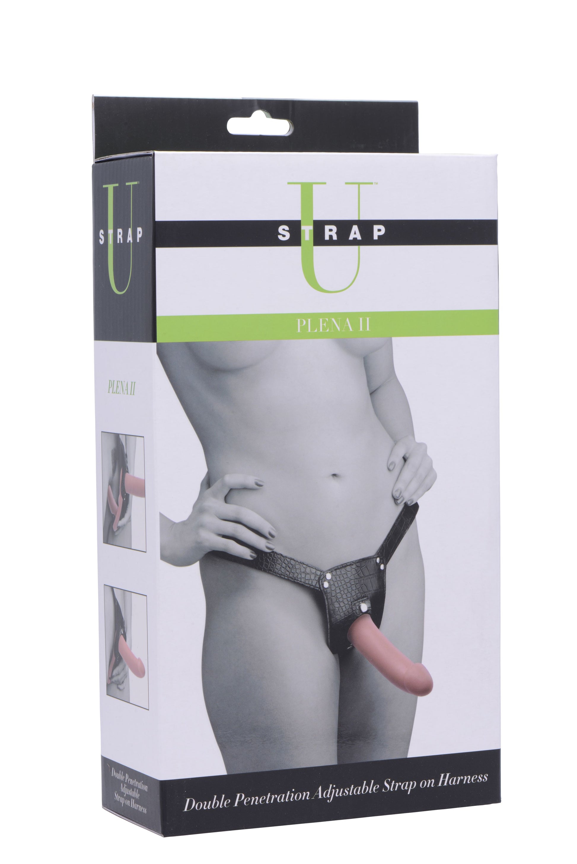 Plena II Double Penetration Adjustable Strap on Harness