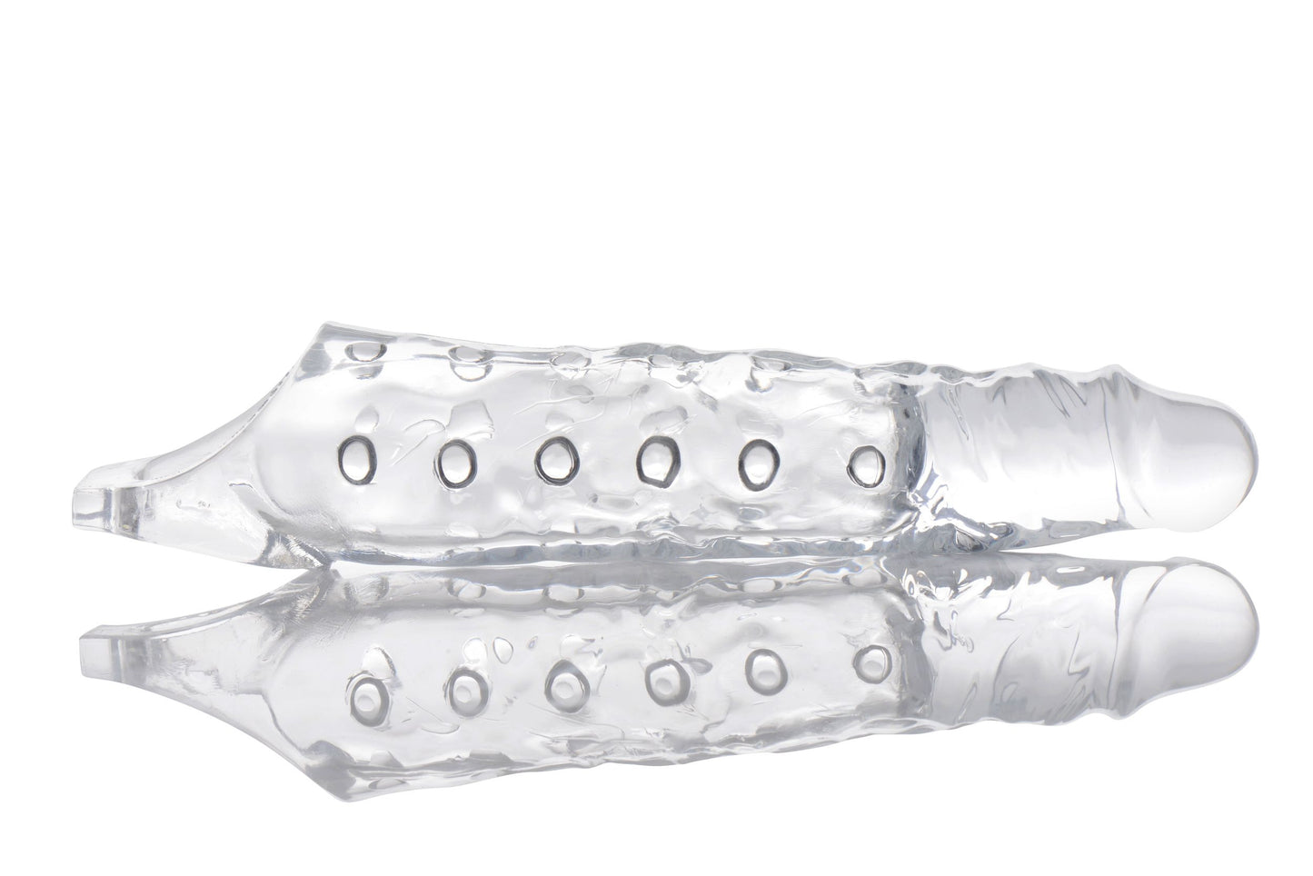 Extender Penis Sleeve With Nubs - Clear