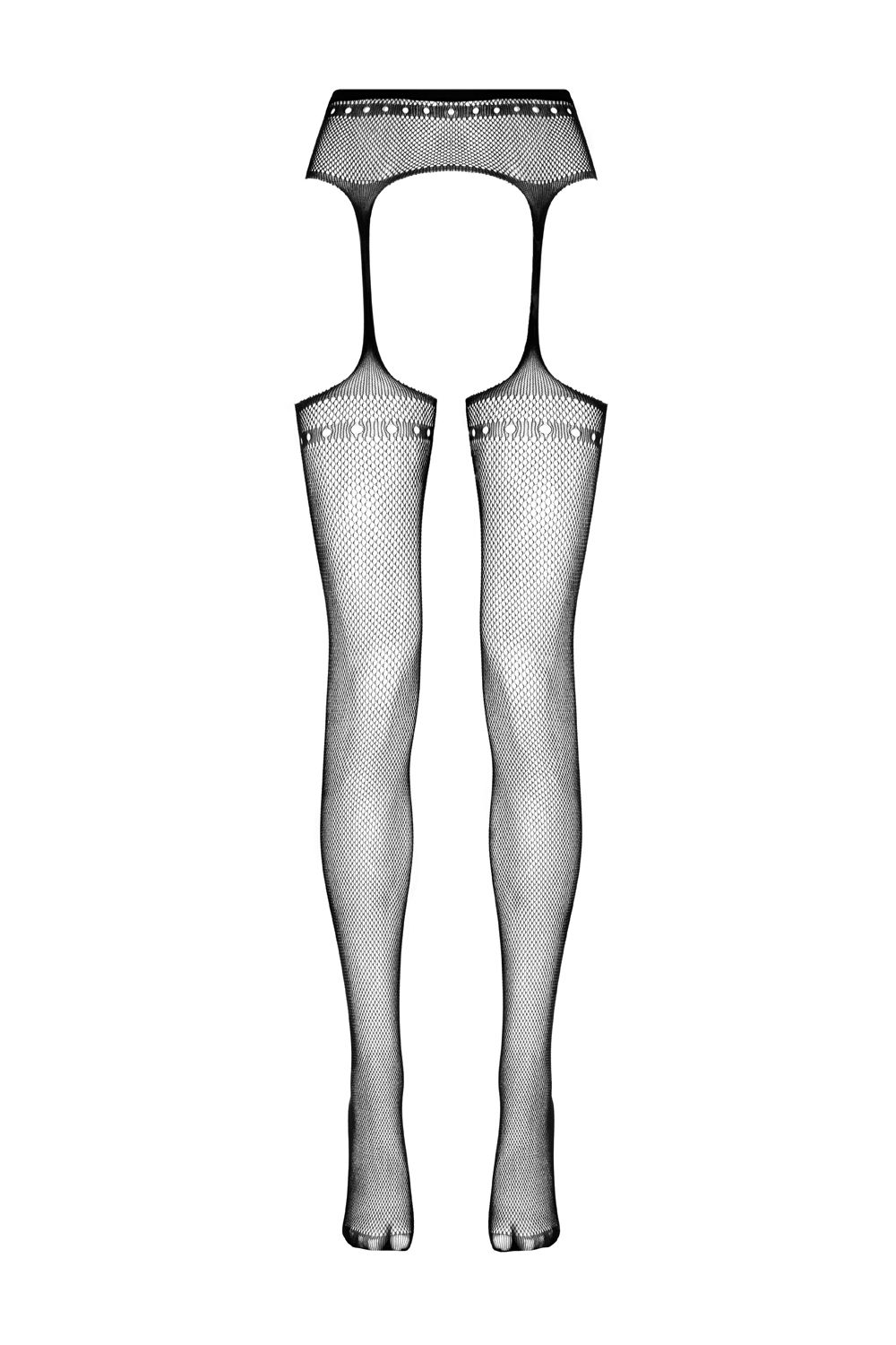 Suspender pantyhose Tula - Black