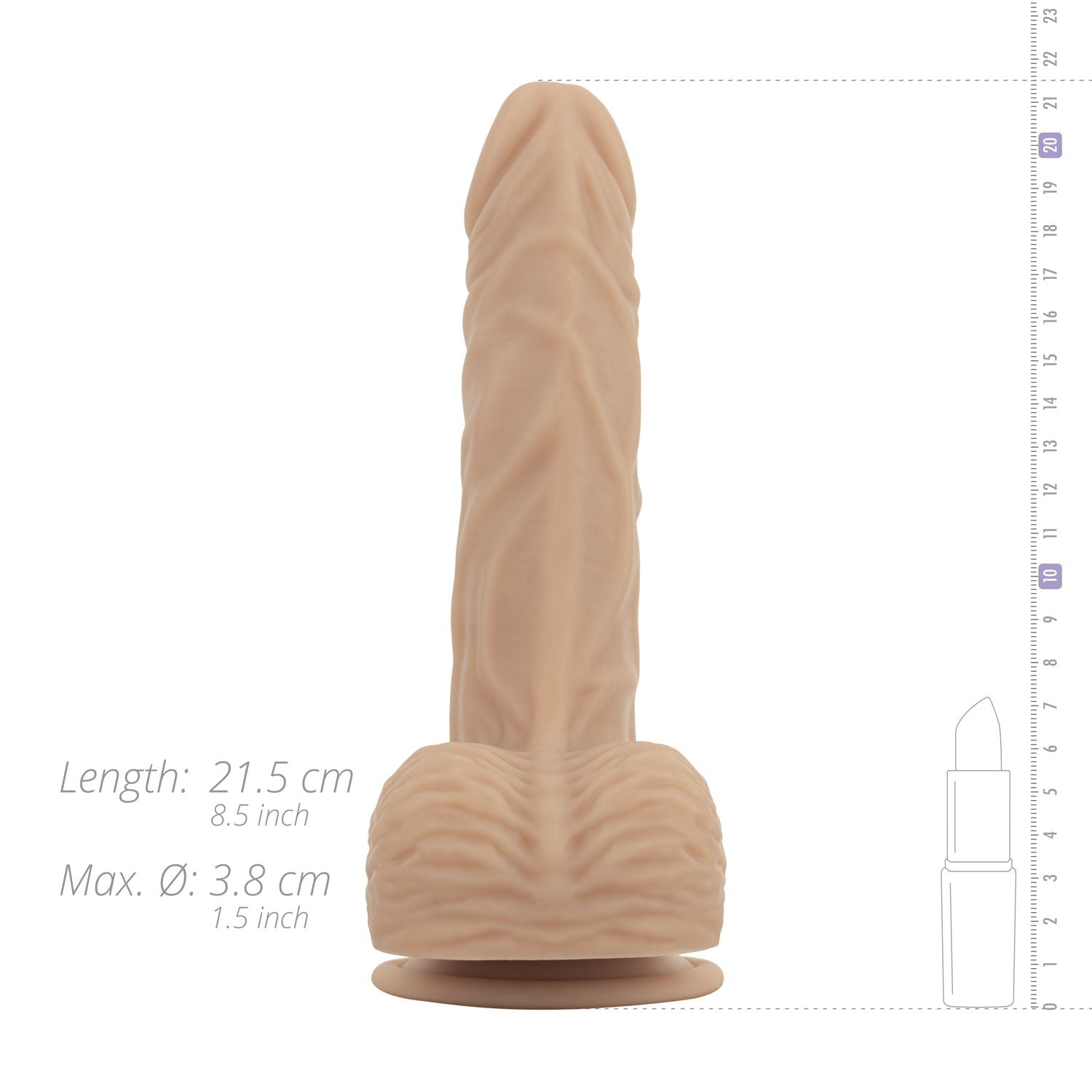 Real Fantasy - Ethan Warming, Vibrating Dildo