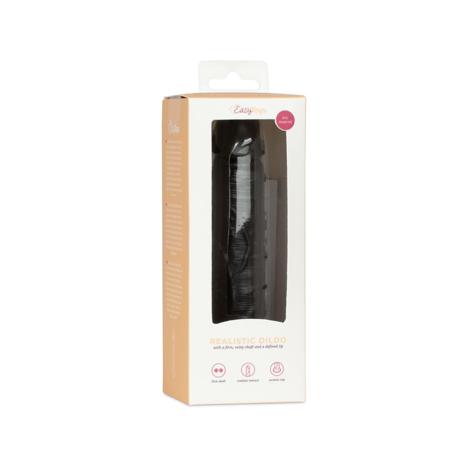 Dildo without balls 12 cm Black