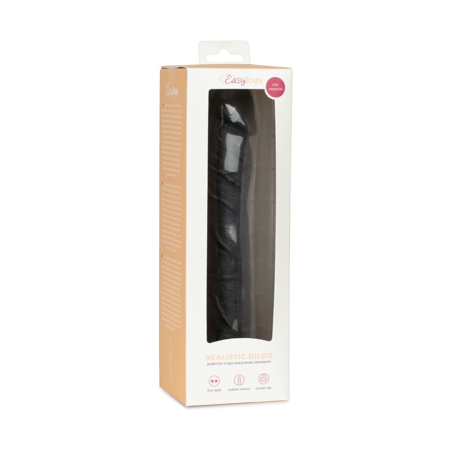 Dildo without balls 22.5 cm black