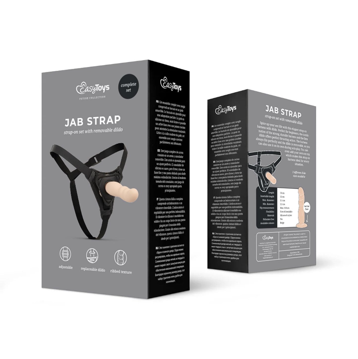 Easytoys Fetish - Strap-on Dildo with Harness - Realistic