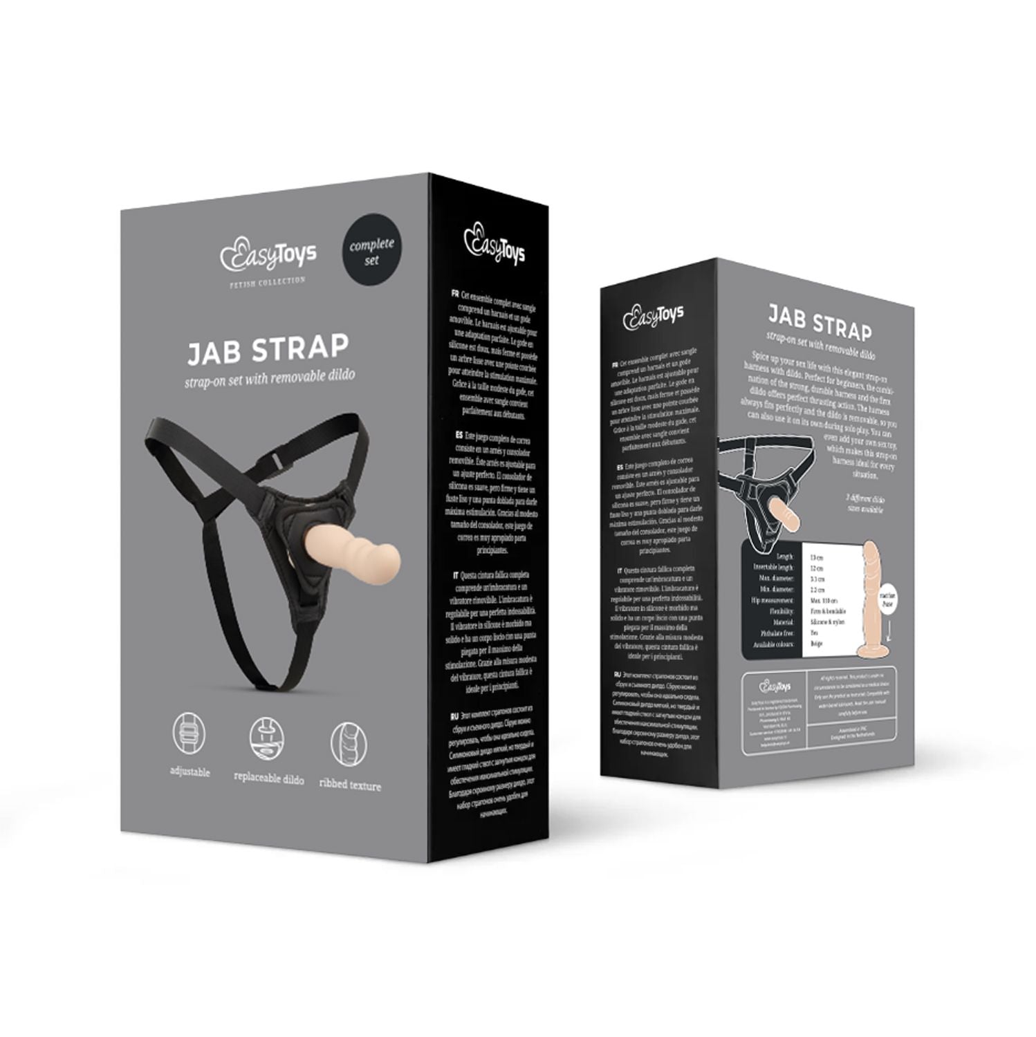 Easytoys Fetish - Strap-on Dildo with Harness - Realistic