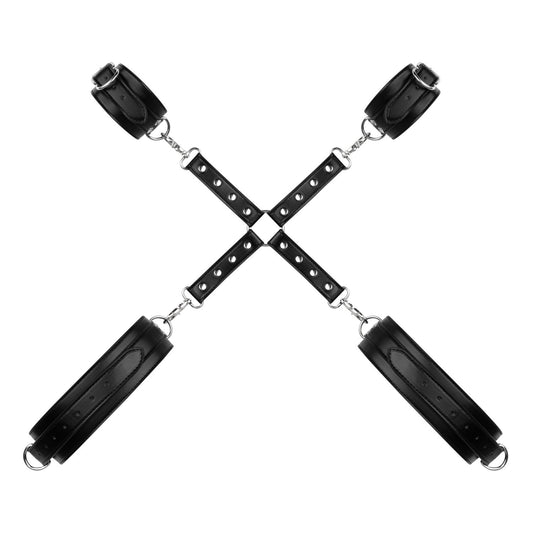 Bedroom Fantasies - Cuffs & Hogtie Set - Black