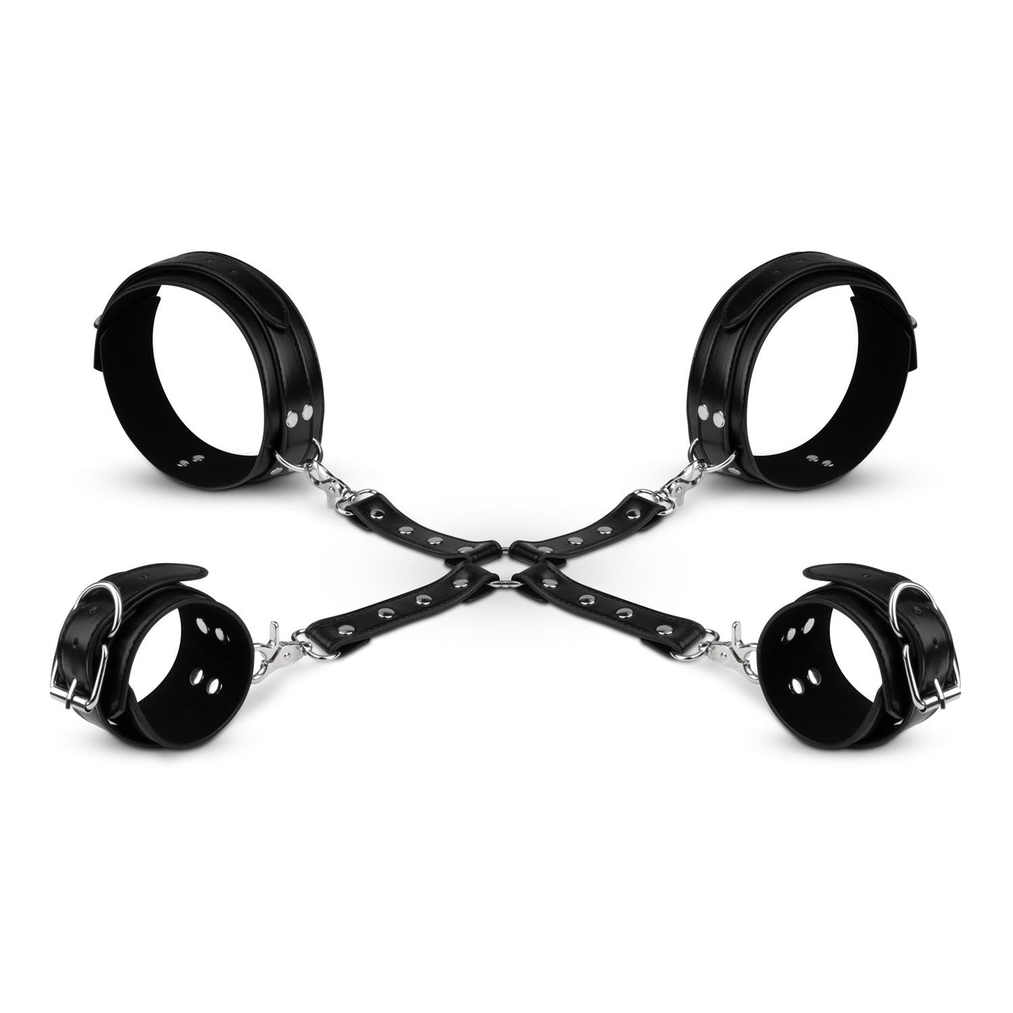 Bedroom Fantasies - Cuffs & Hogtie Set - Black