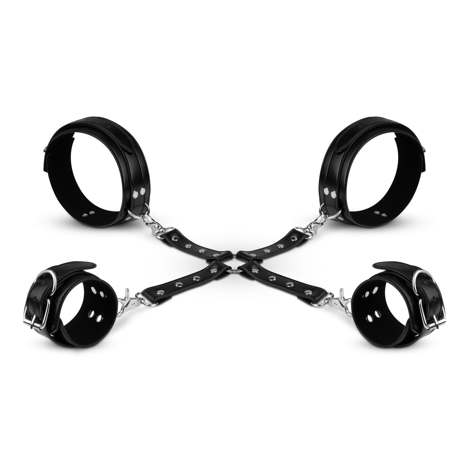 Bedroom Fantasies - Cuffs & Hogtie Set - Black
