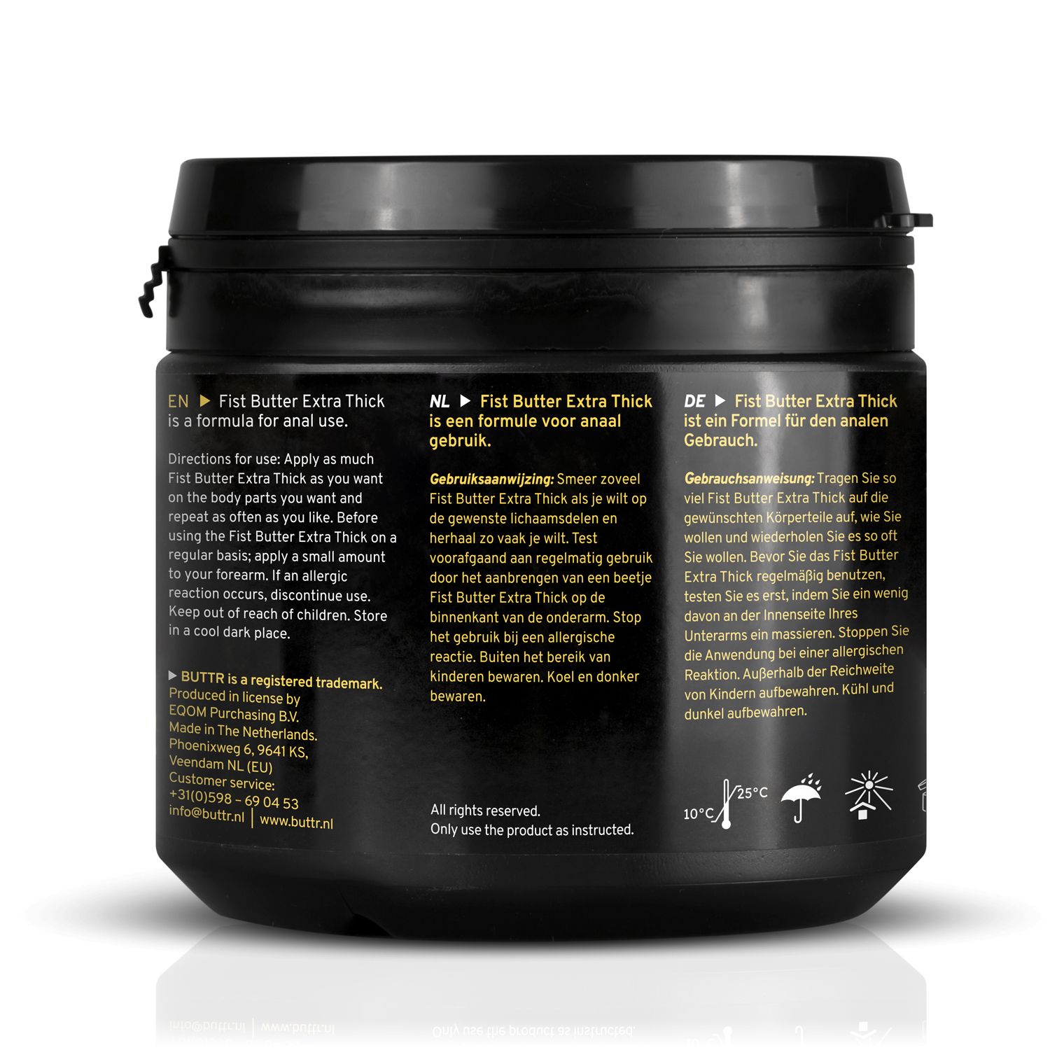 BUTTR - Fisting Balm Extra Thick - 500 ml