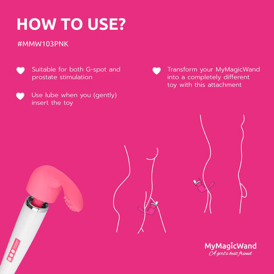 MyMagicWand G-Spot Attachment - Pink