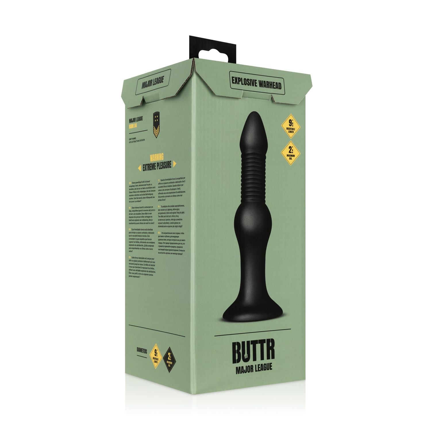 BUTTR - Explosive Warhead  Anal Dildo