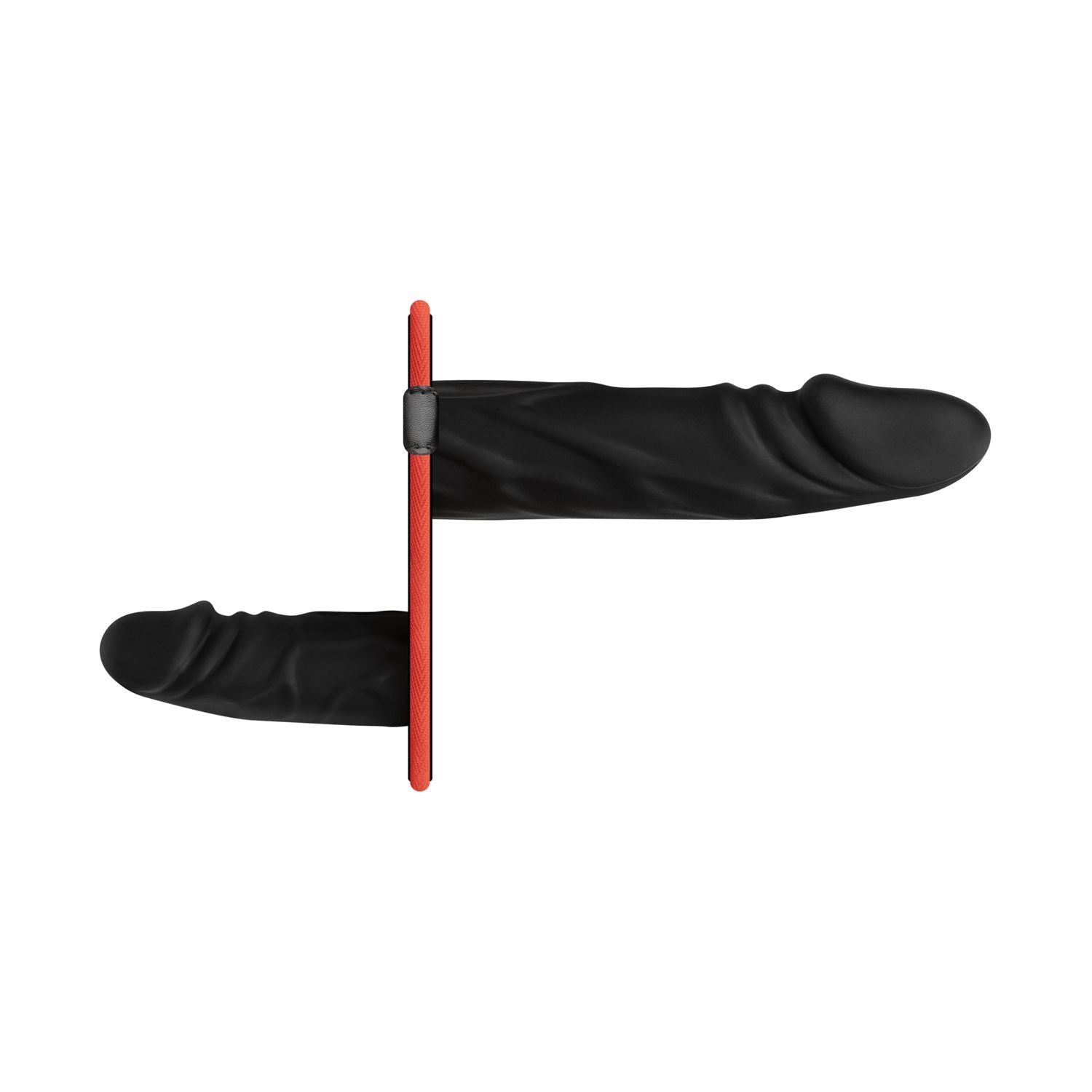 Easytoys Fetish - Double Dildo Strap-On Set - Black