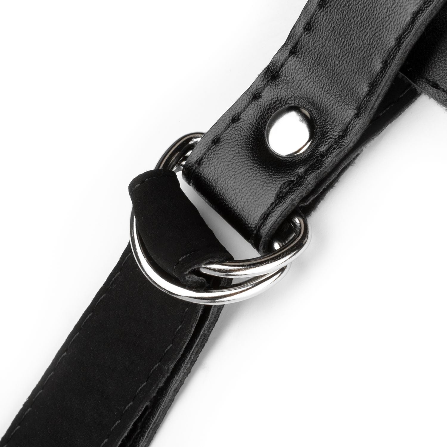 Easytoys Fetish - Double Dildo Strap-On Set - Black