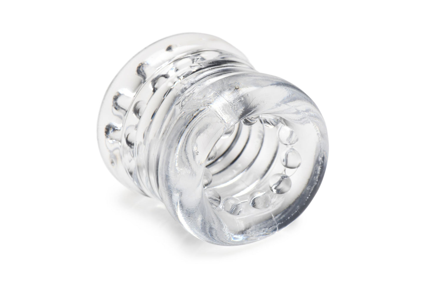 XR Brands - Ball Stack Ball Stretcher - Transparent – Silicone Ball Stretcher