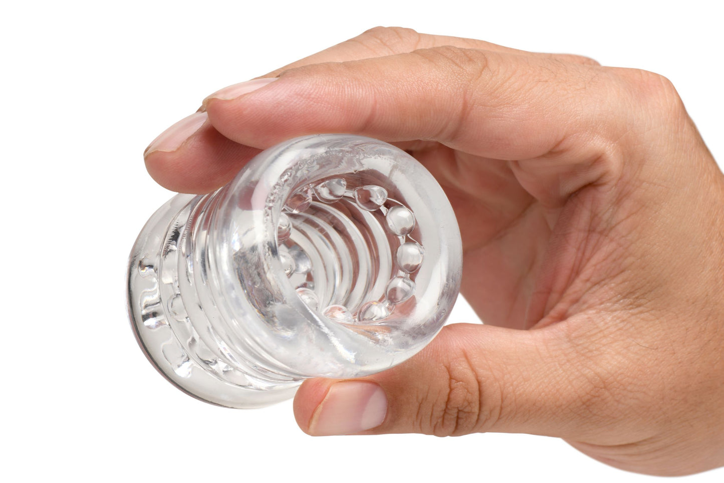 XR Brands - Ball Stack Ball Stretcher - Transparent – Silicone Ball Stretcher