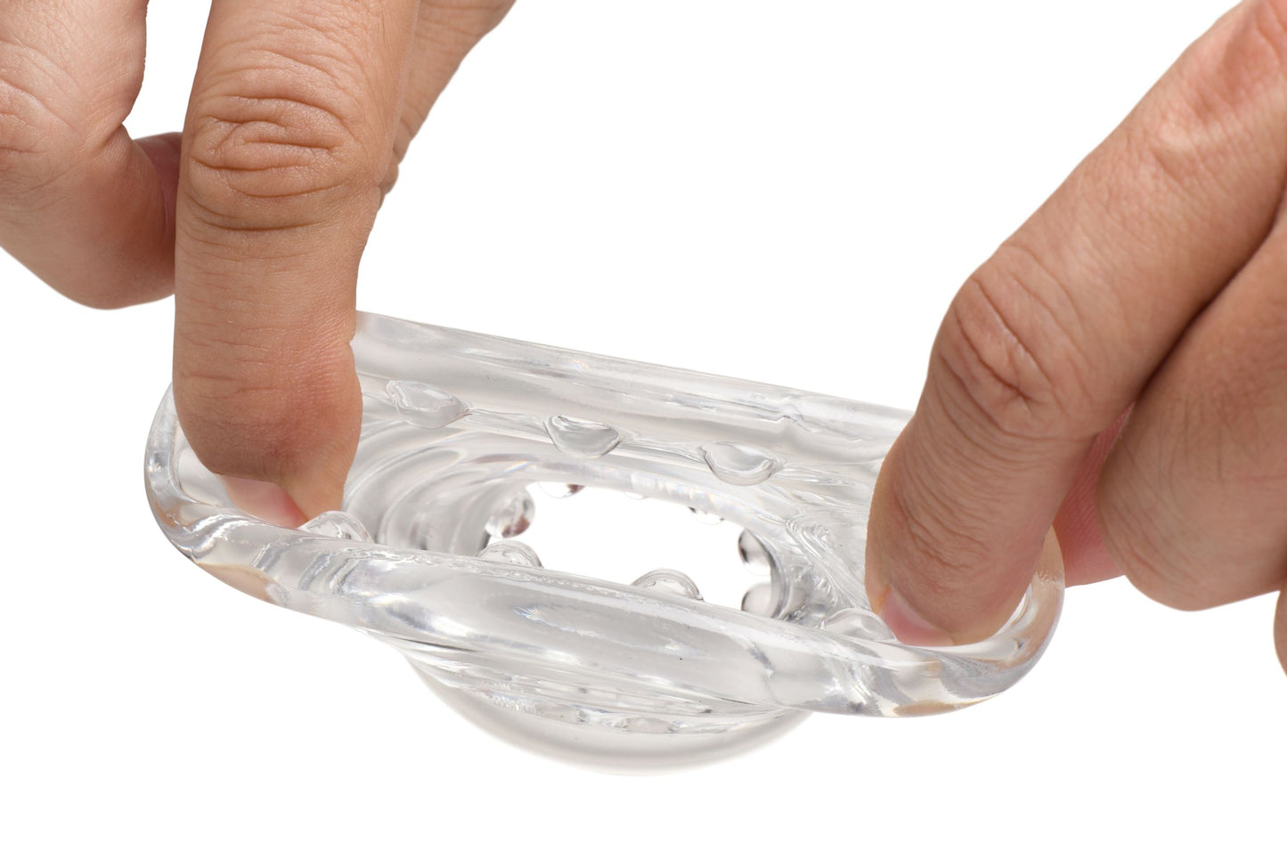 XR Brands - Ball Stack Ball Stretcher - Transparent – Silicone Ball Stretcher