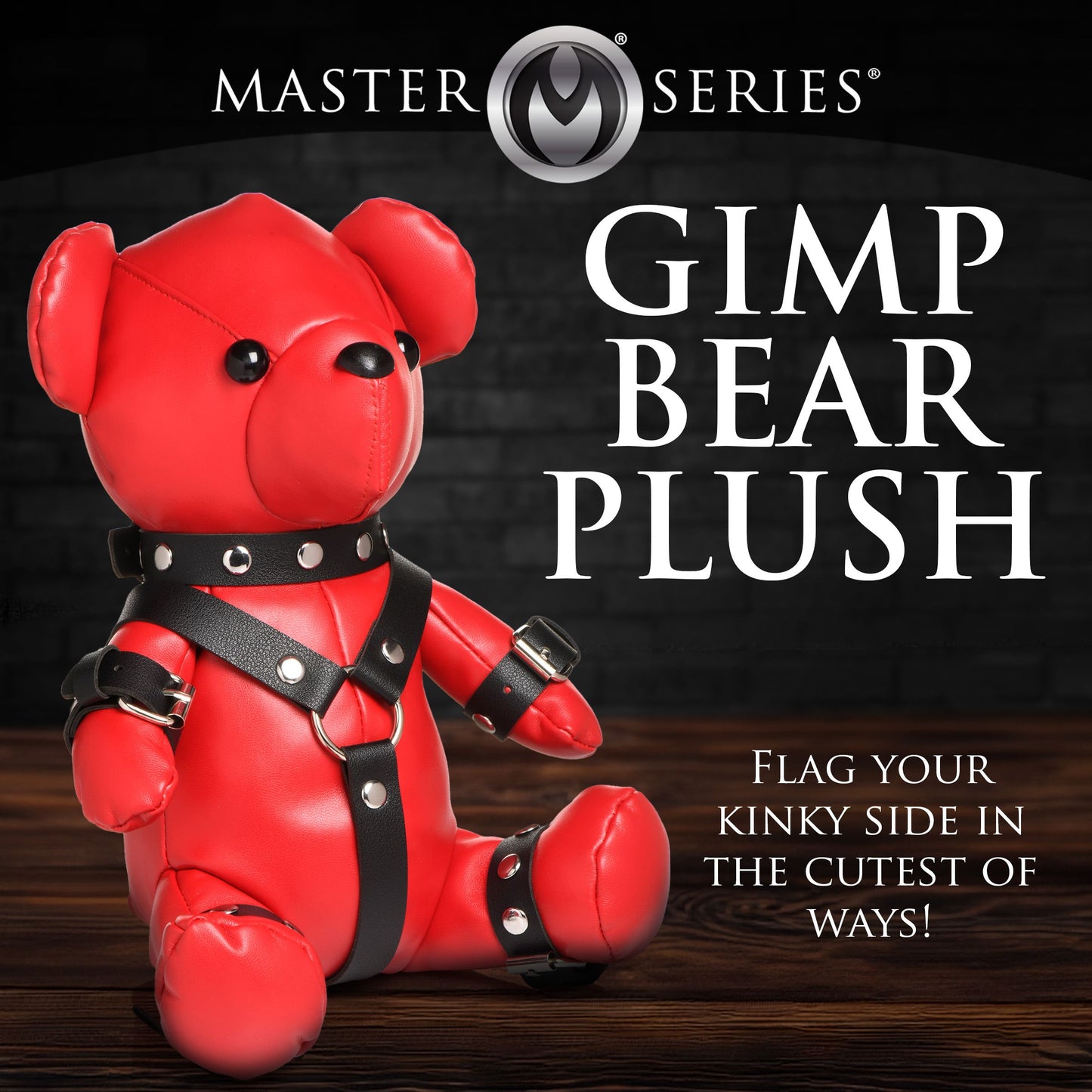 XR Brands - Gimp Bear - Red – Lingerie Set